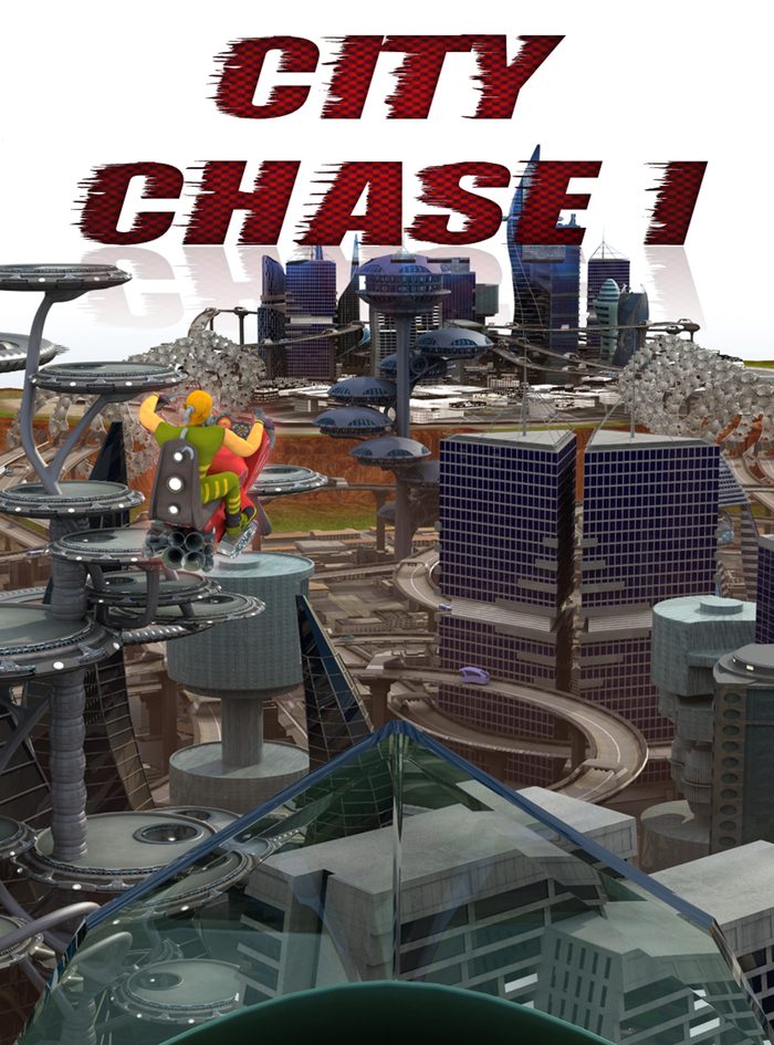 City Chase I VR ride poster