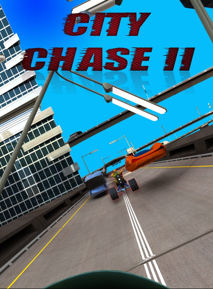 City Chase II VR ride poster
